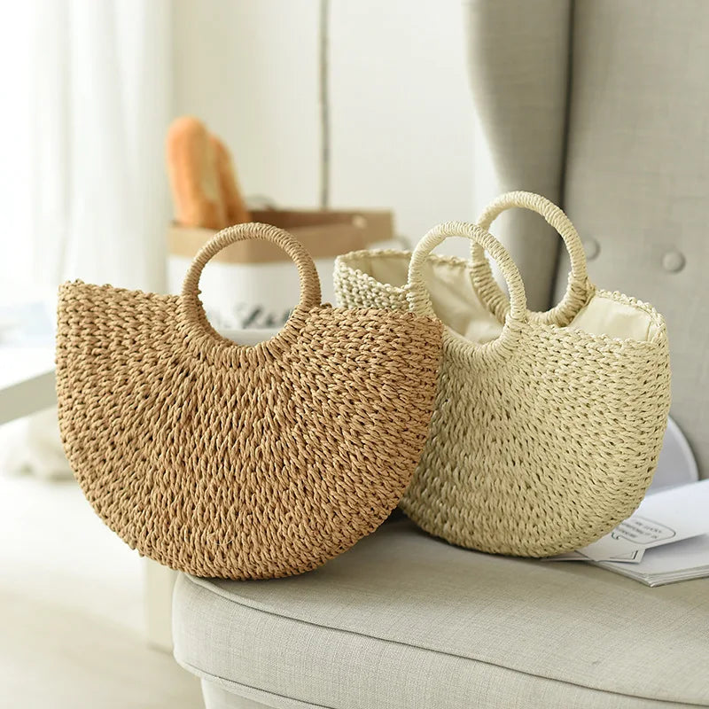 Woven Handle Tote