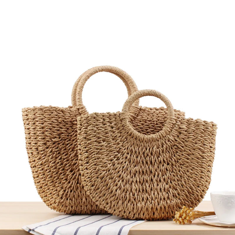 Woven Handle Tote