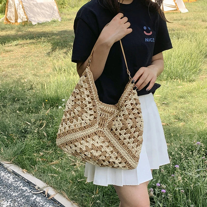 Summer Straw Handbag