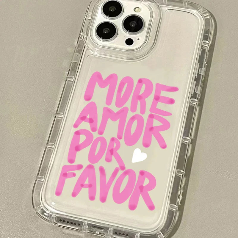 Clear Graffiti iPhone Case