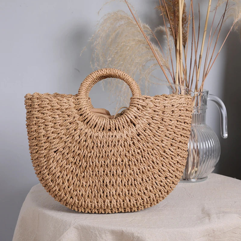 Woven Handle Tote
