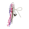 Pearl Bow & Heart Charm