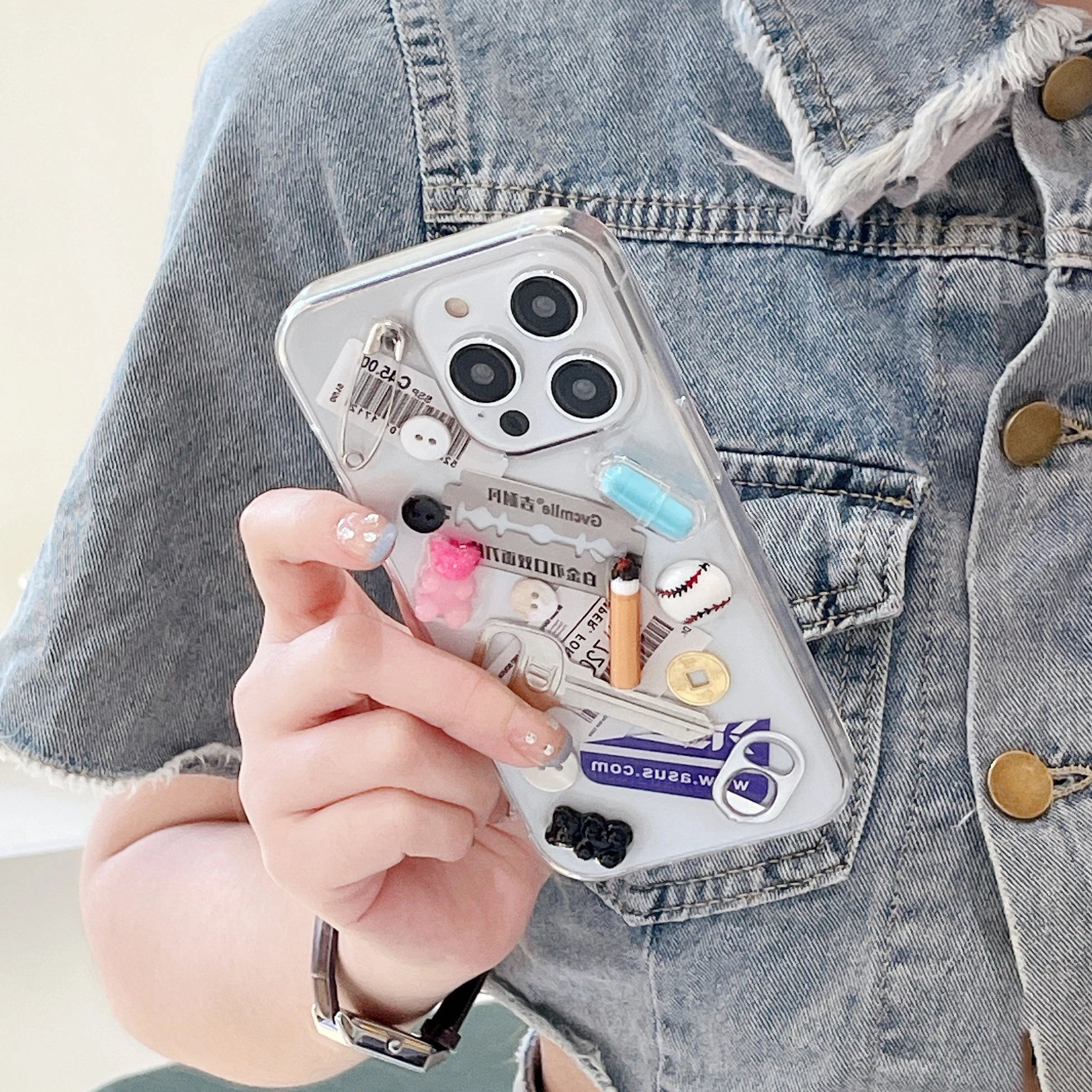 3D Mixed Media iPhone Case