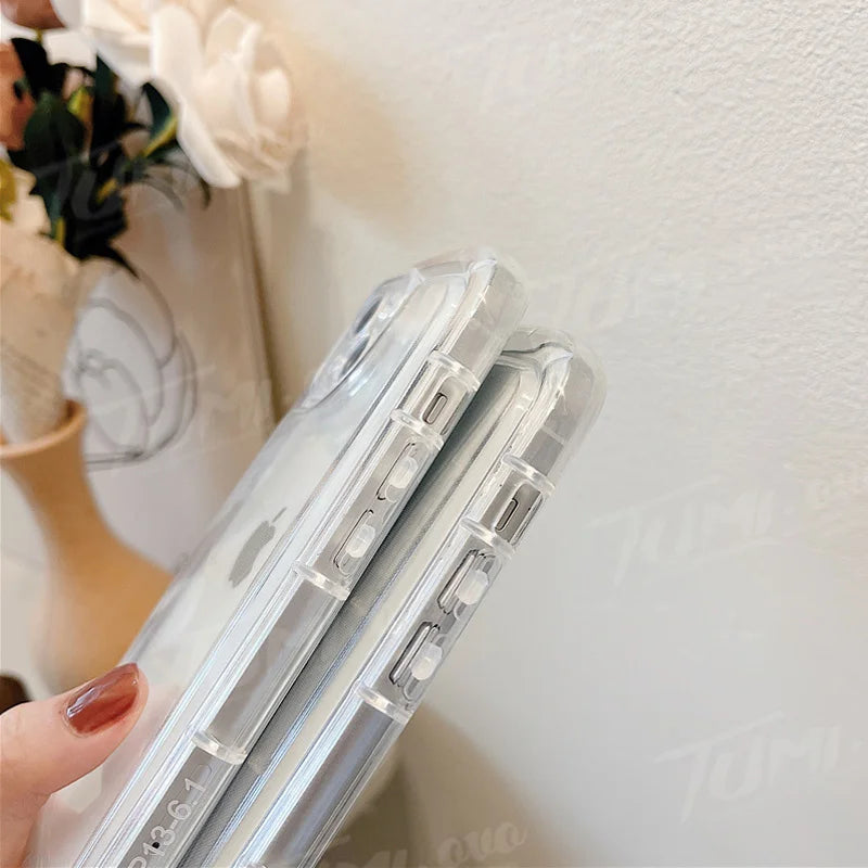 Clear Graffiti iPhone Case