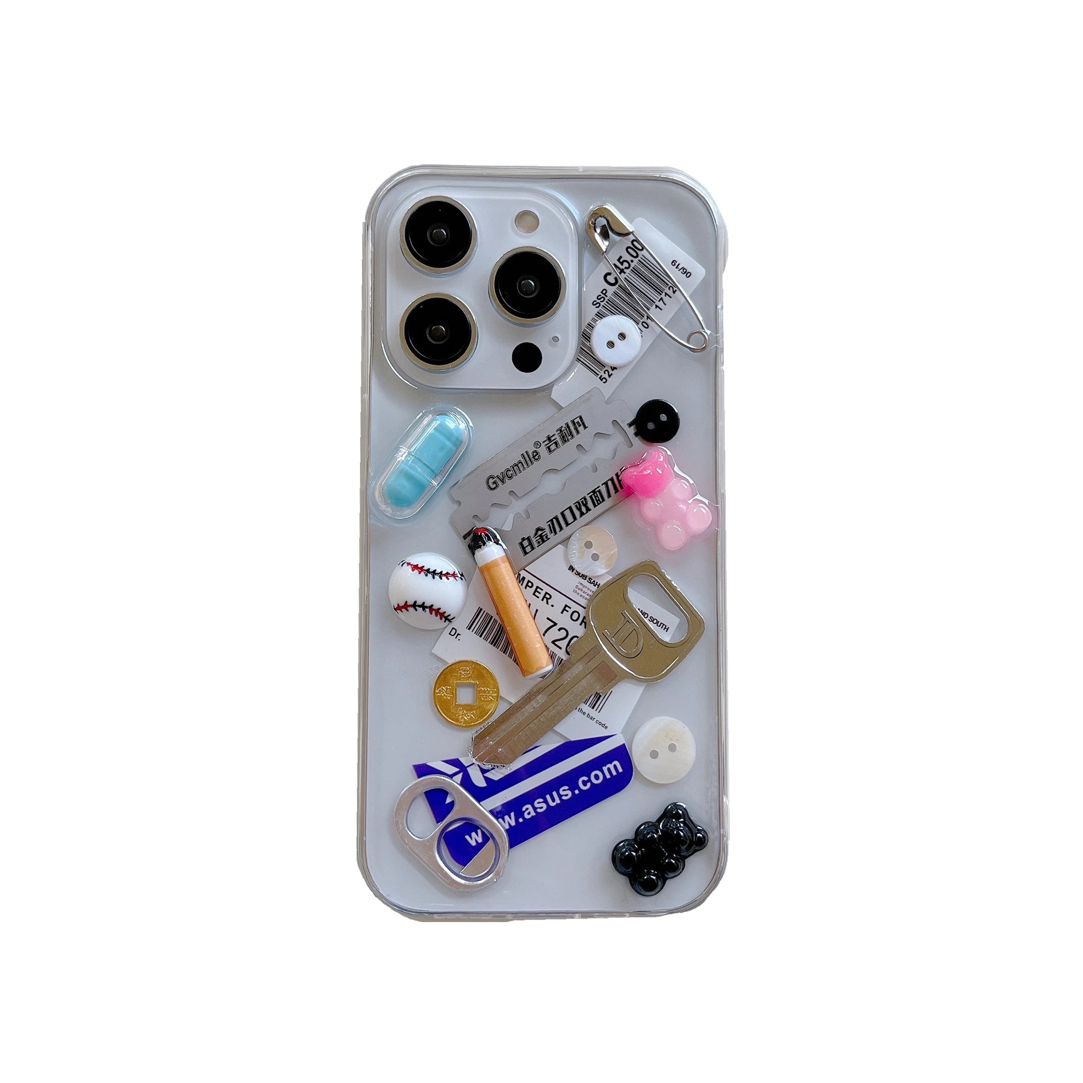 3D Mixed Media iPhone Case
