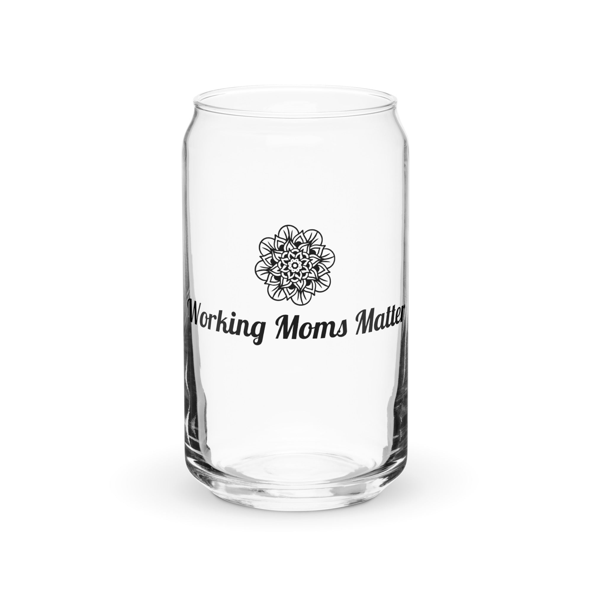 Working Moms Matter Glass Cup