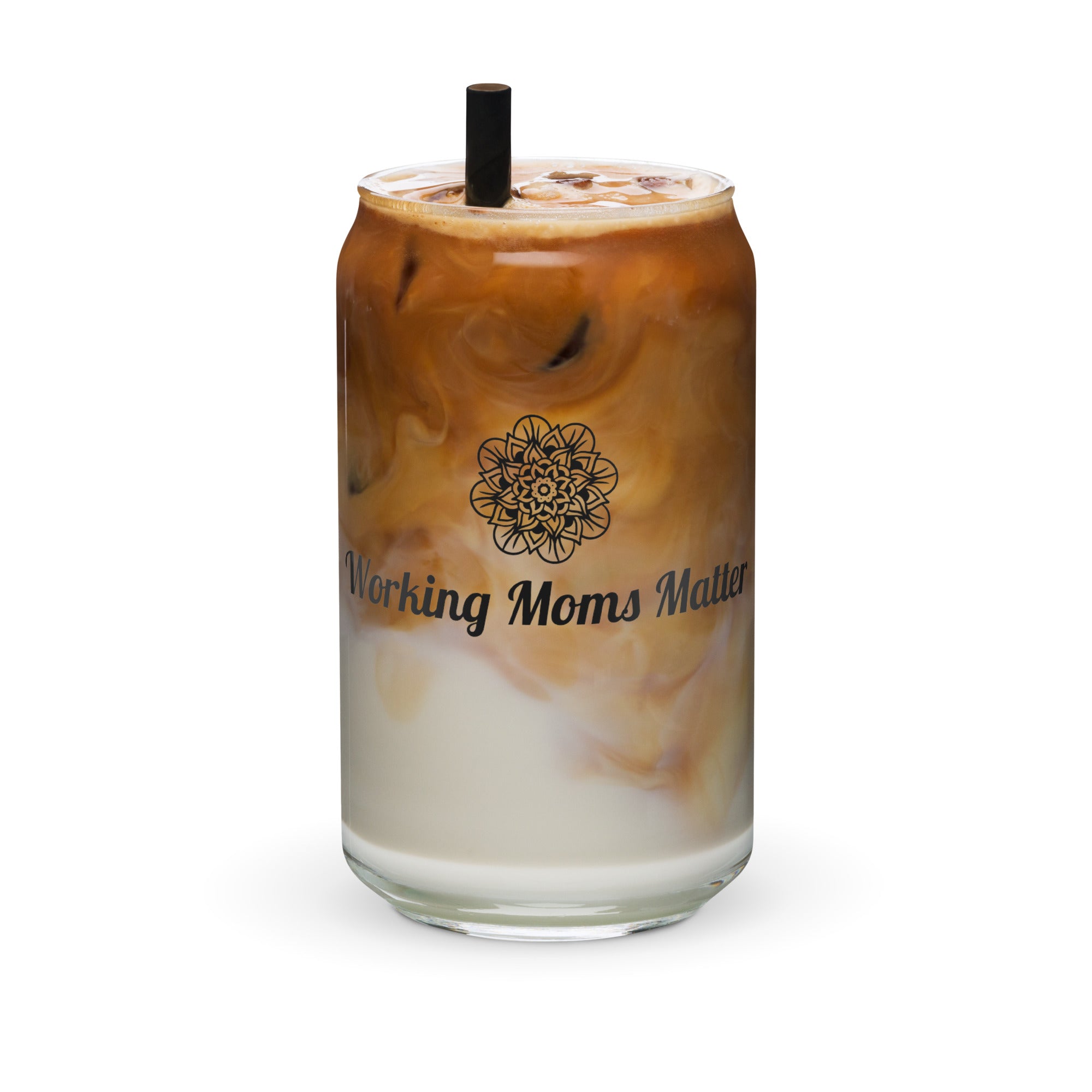 Working Moms Matter Glass Cup
