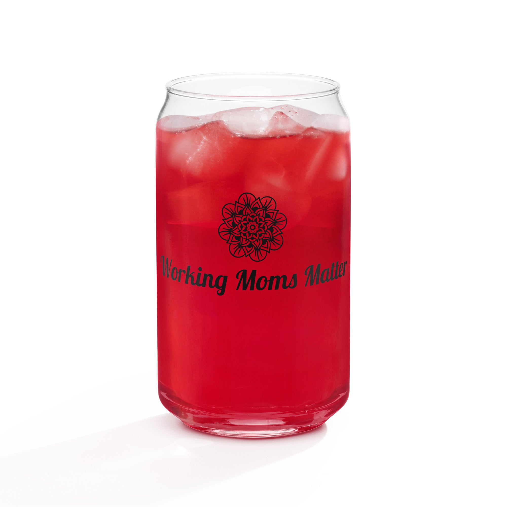 Working Moms Matter Glass Cup