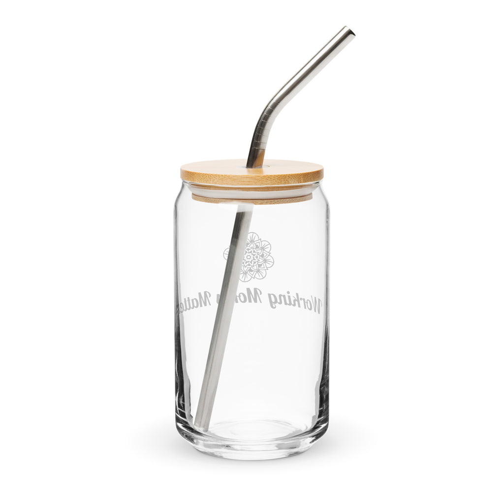 Working Moms Matter Glass Cup