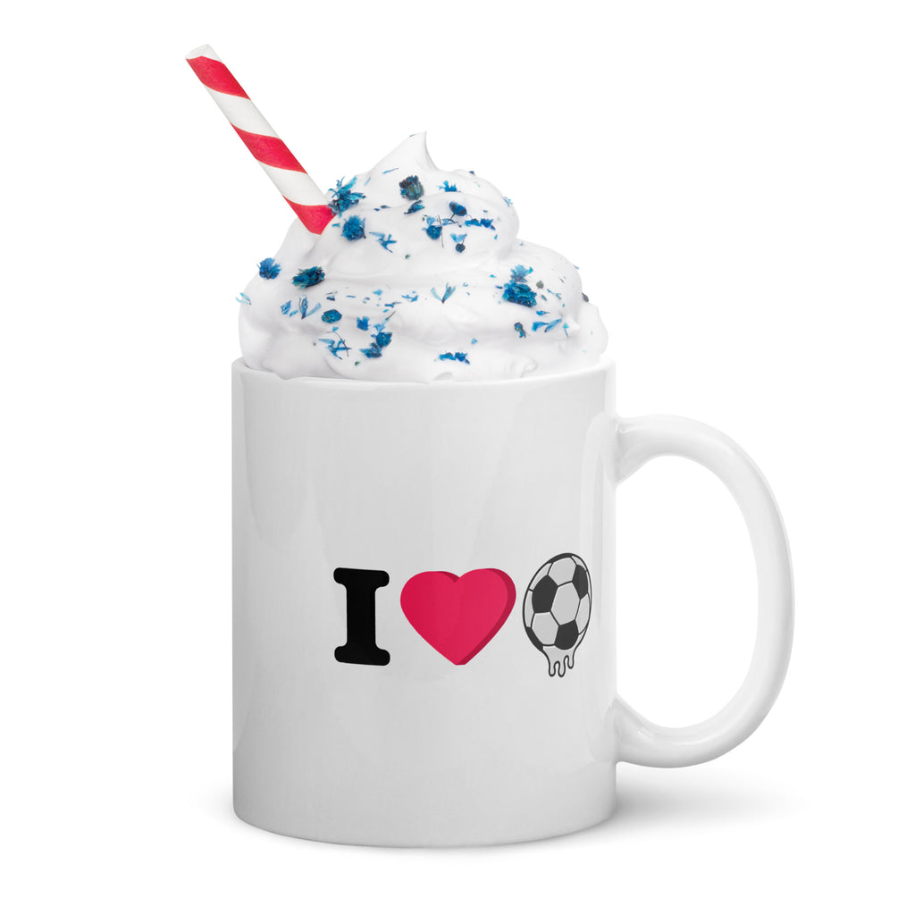 I Love Soccer Mug