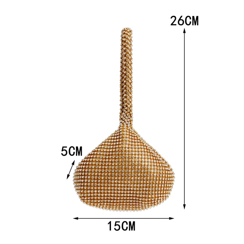 Rhinestone Evening Clutch Bag